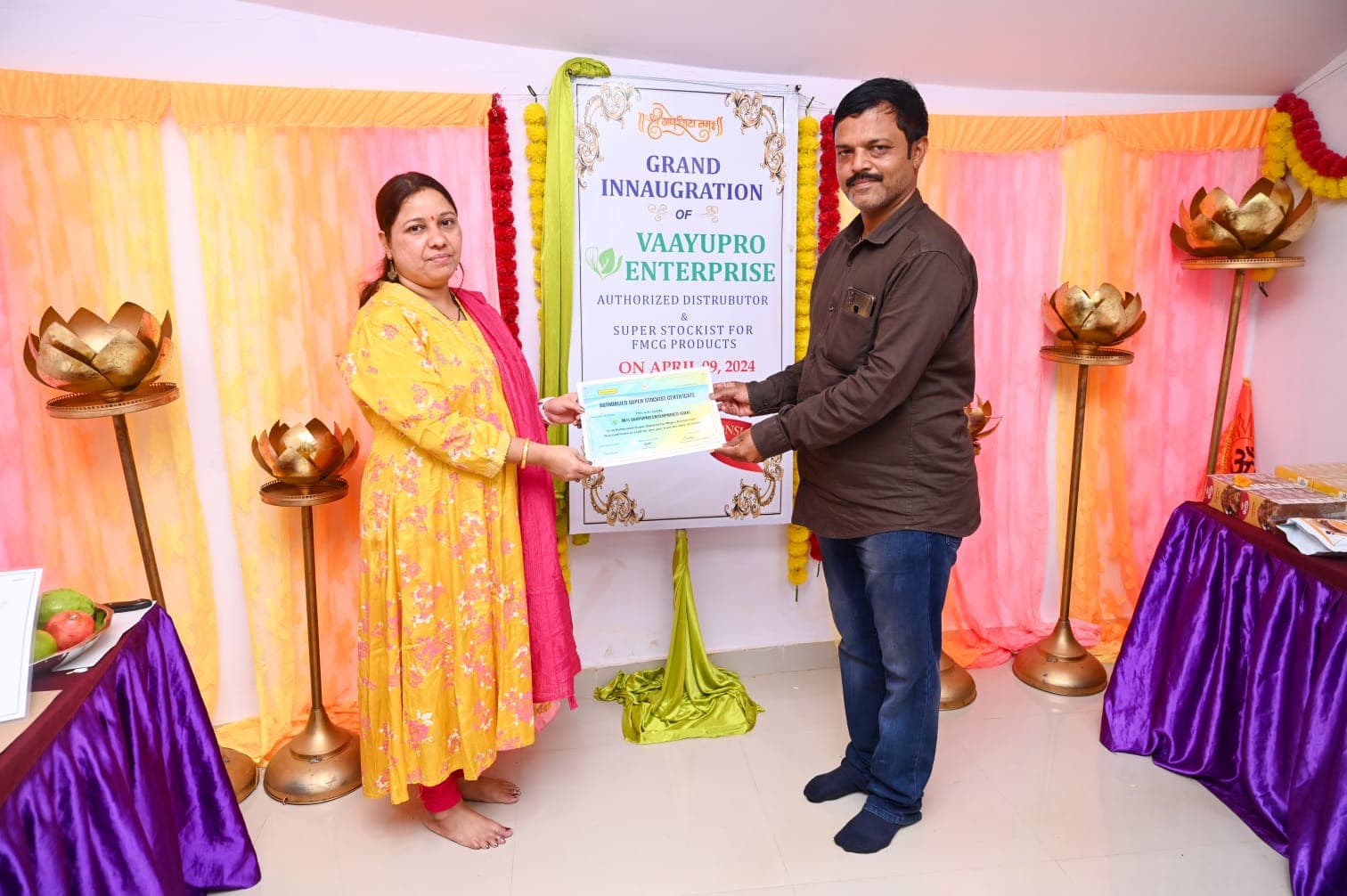 Company inauguration event